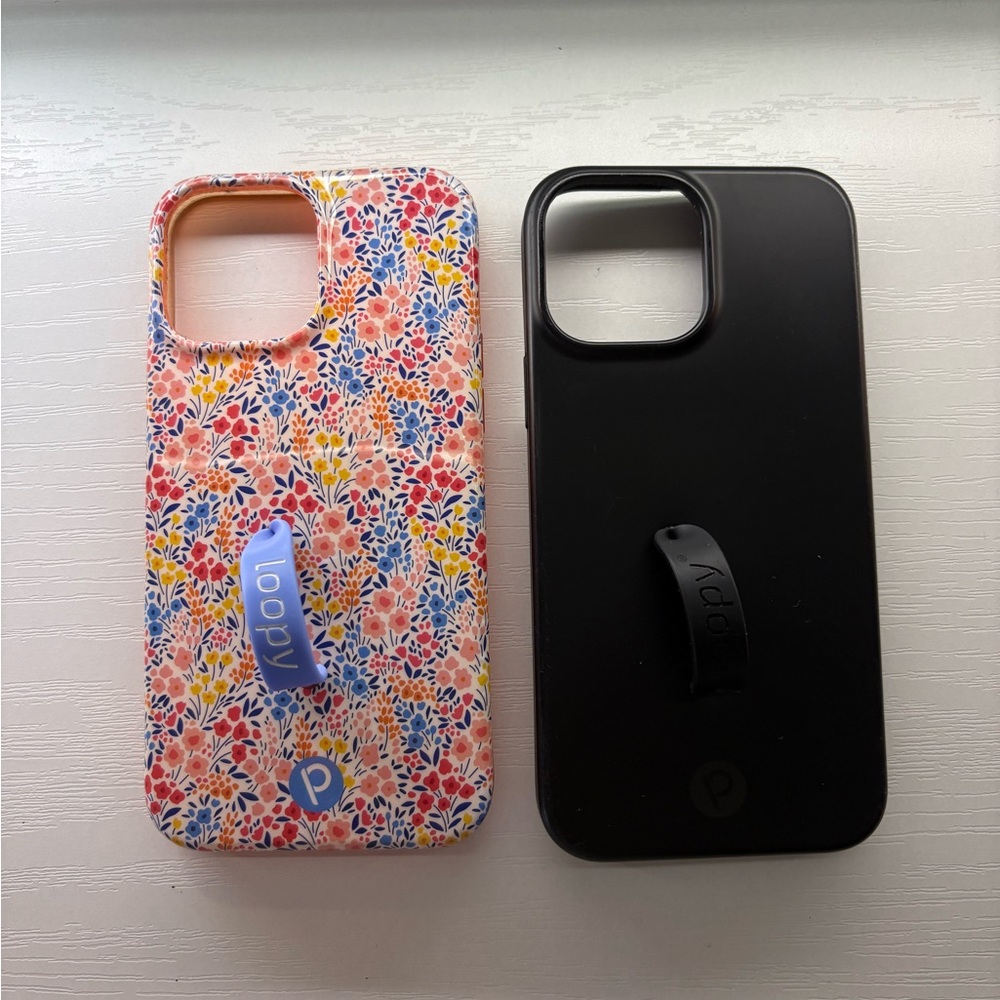 2 iPhone 13 Pro Max Loopy Cases